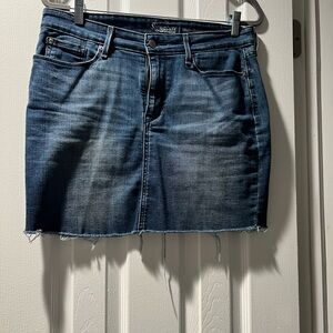 Signature Dark Blue Mini Skirt